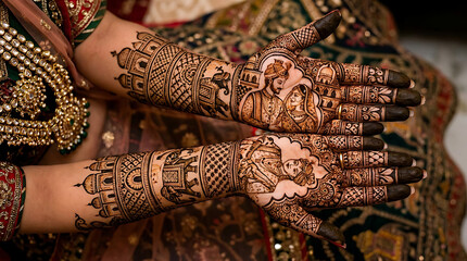 Bridal vine mehndi design